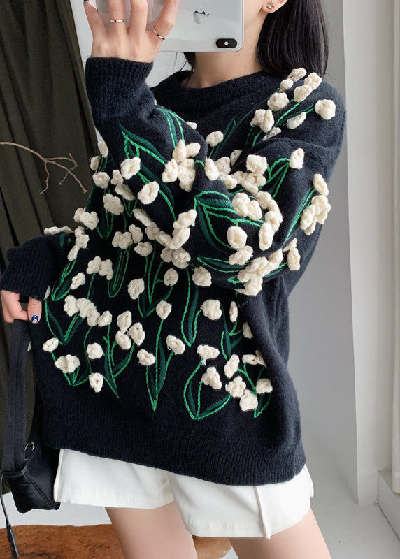 A Vintage Style Sweater with Delicate Timeless Details