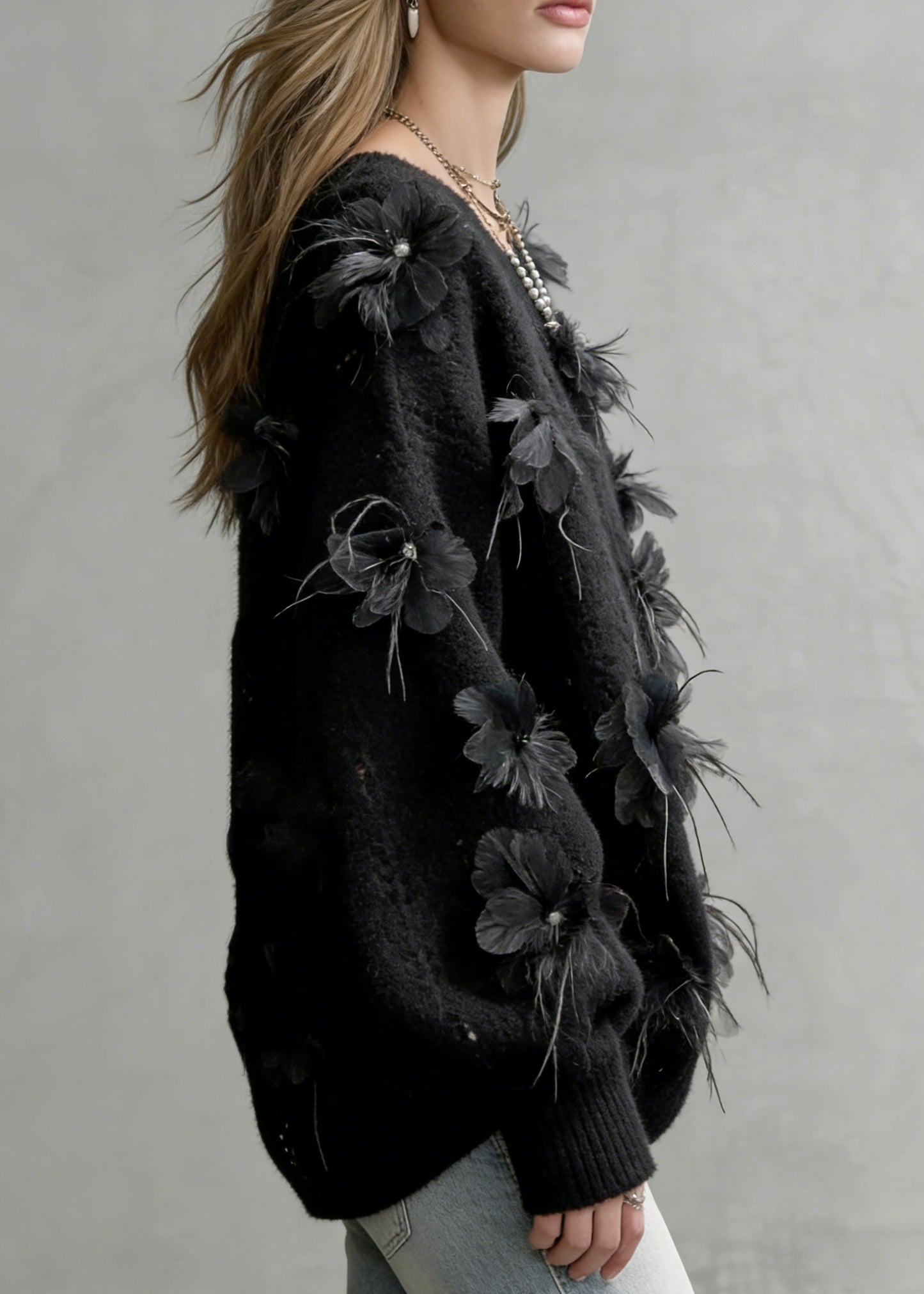 Gracefully Styled Sweater for Any Occasion
