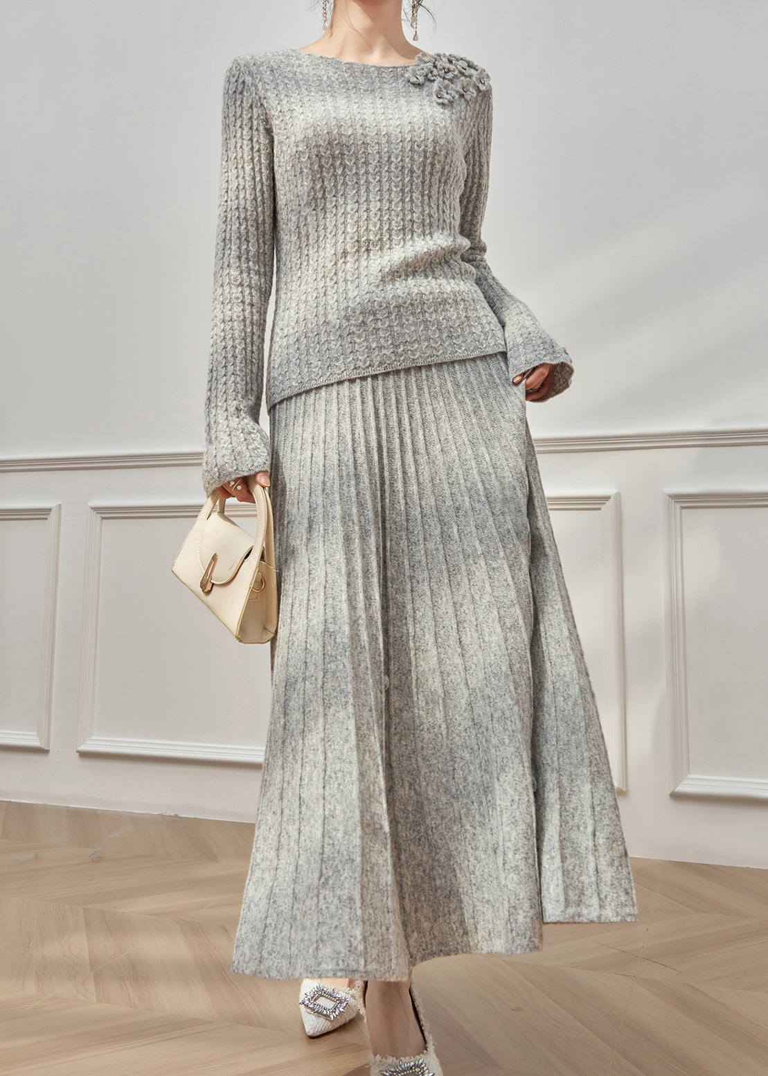 Vintage Inspired Sweater with a Contemporary Edge