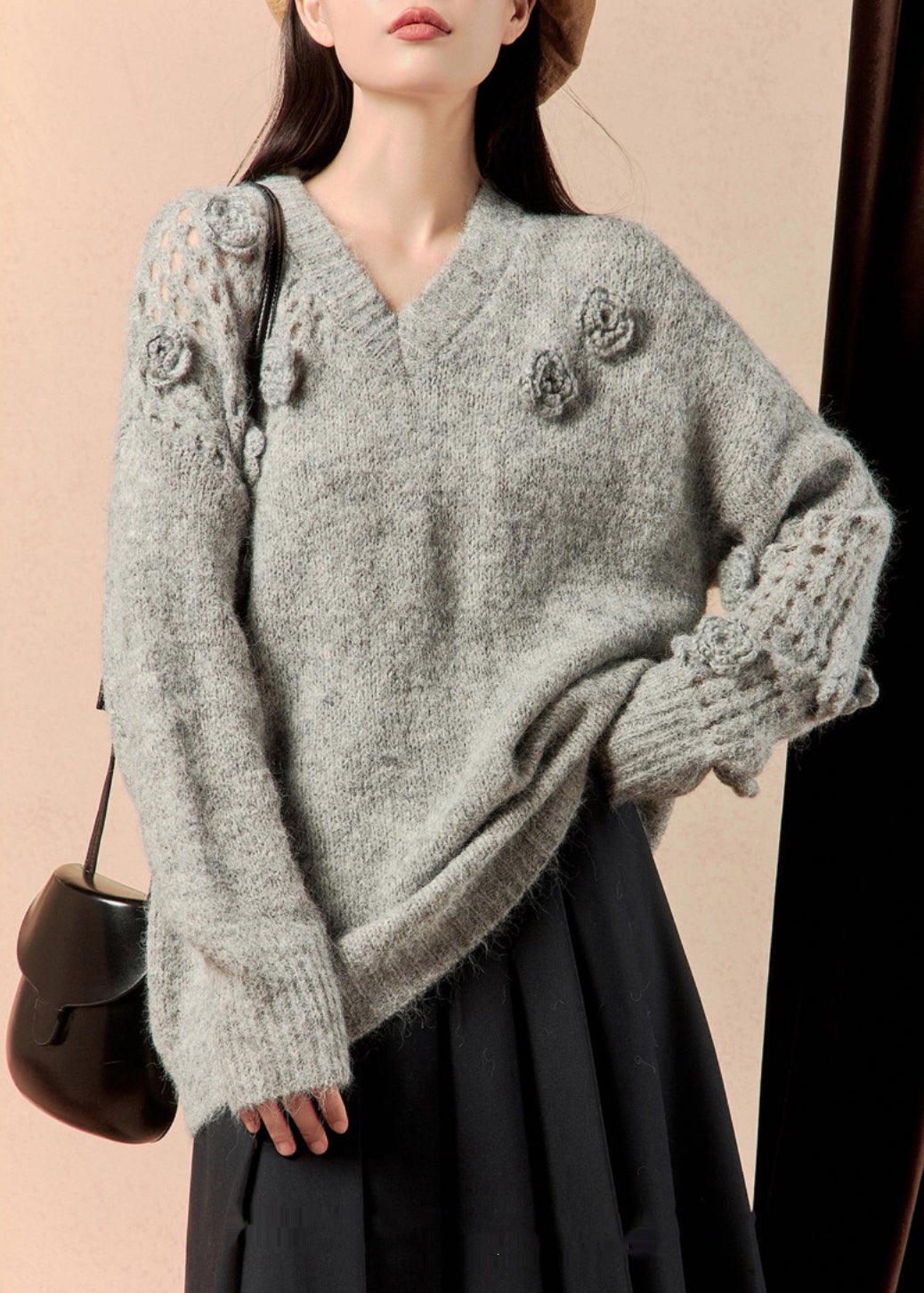 Classic Vintage Sweater with a Flattering Fit
