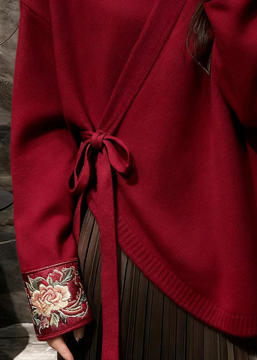 A Vintage Style Sweater with Delicate Timeless Details