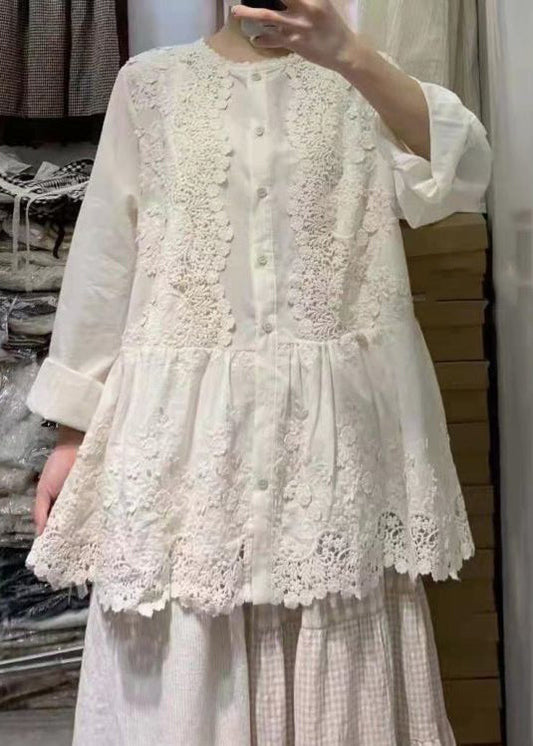 A Vintage Style Shirt with Delicate Timeless Details