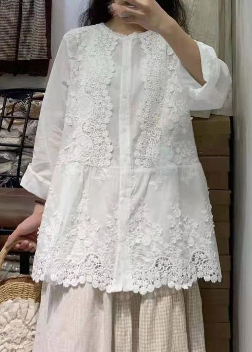 A Vintage Style Shirt with Delicate Timeless Details