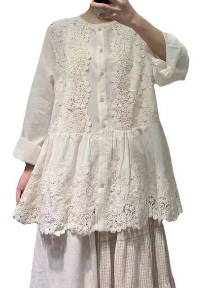 A Vintage Style Shirt with Delicate Timeless Details