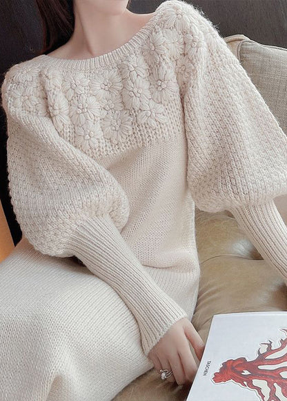 A Vintage Style Sweater with Delicate Timeless Details
