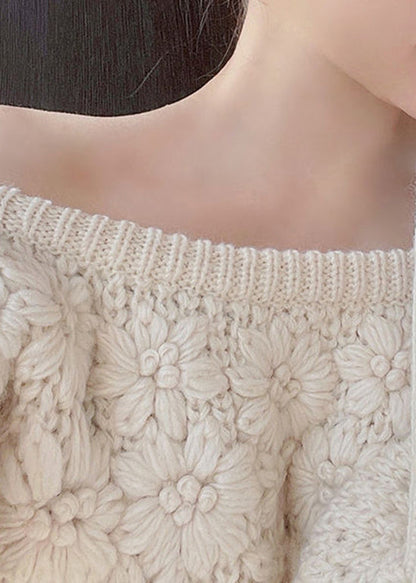 A Vintage Style Sweater with Delicate Timeless Details