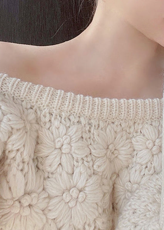A Vintage Style Sweater with Delicate Timeless Details