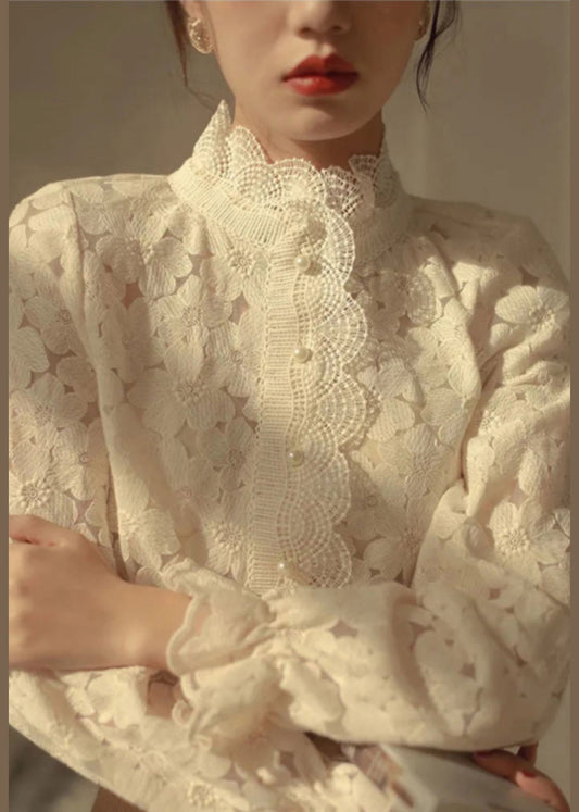 A Vintage Style Top with Delicate Timeless Details
