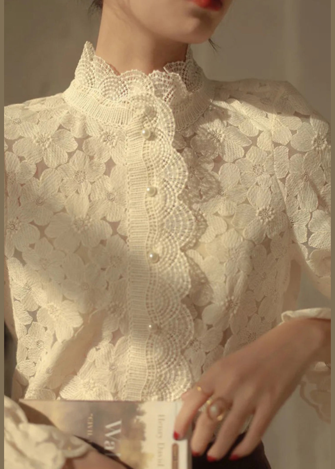 A Vintage Style Top with Delicate Timeless Details