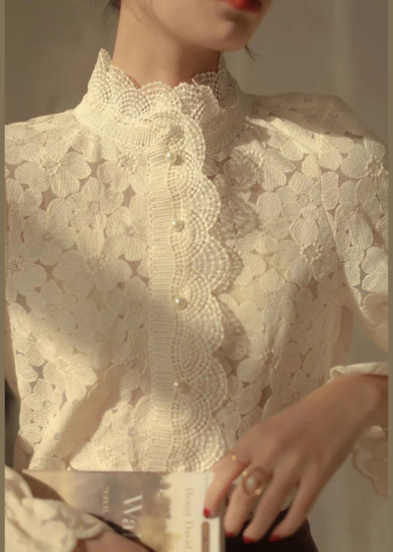 A Vintage Style Top with Delicate Timeless Details