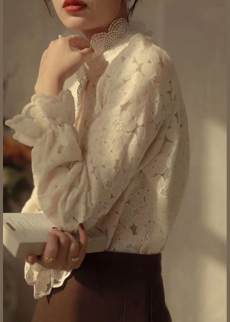 A Vintage Style Top with Delicate Timeless Details