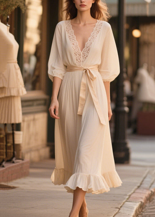 A Vintage Style Dress with Delicate Timeless Details