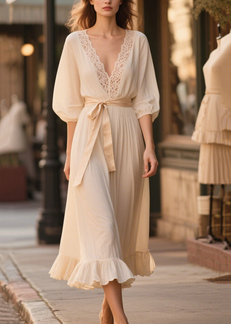 A Vintage Style Dress with Delicate Timeless Details