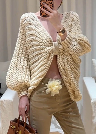 A Vintage Style Sweater with Delicate Timeless Details