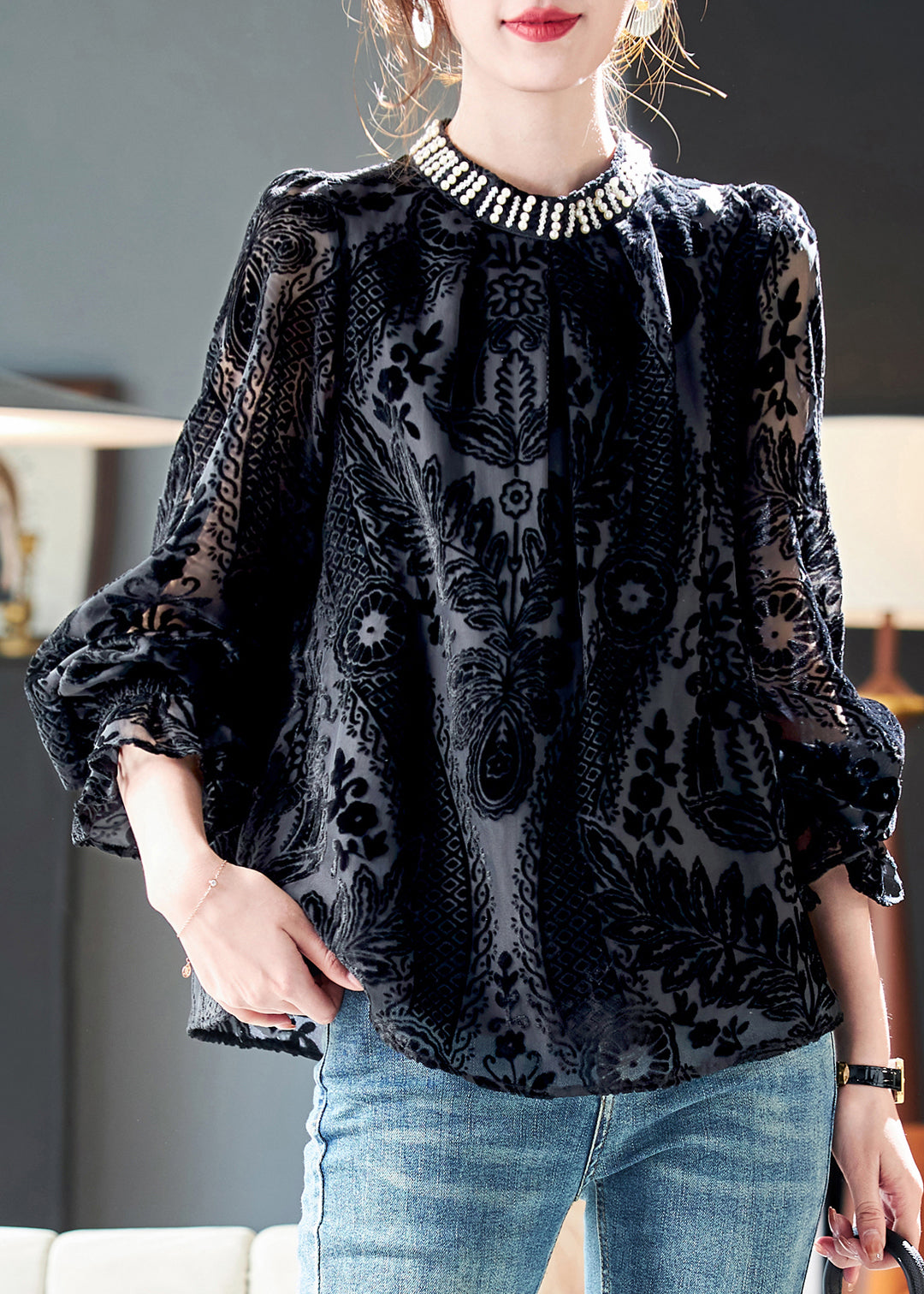 Gracefully Styled Top for Any Occasion