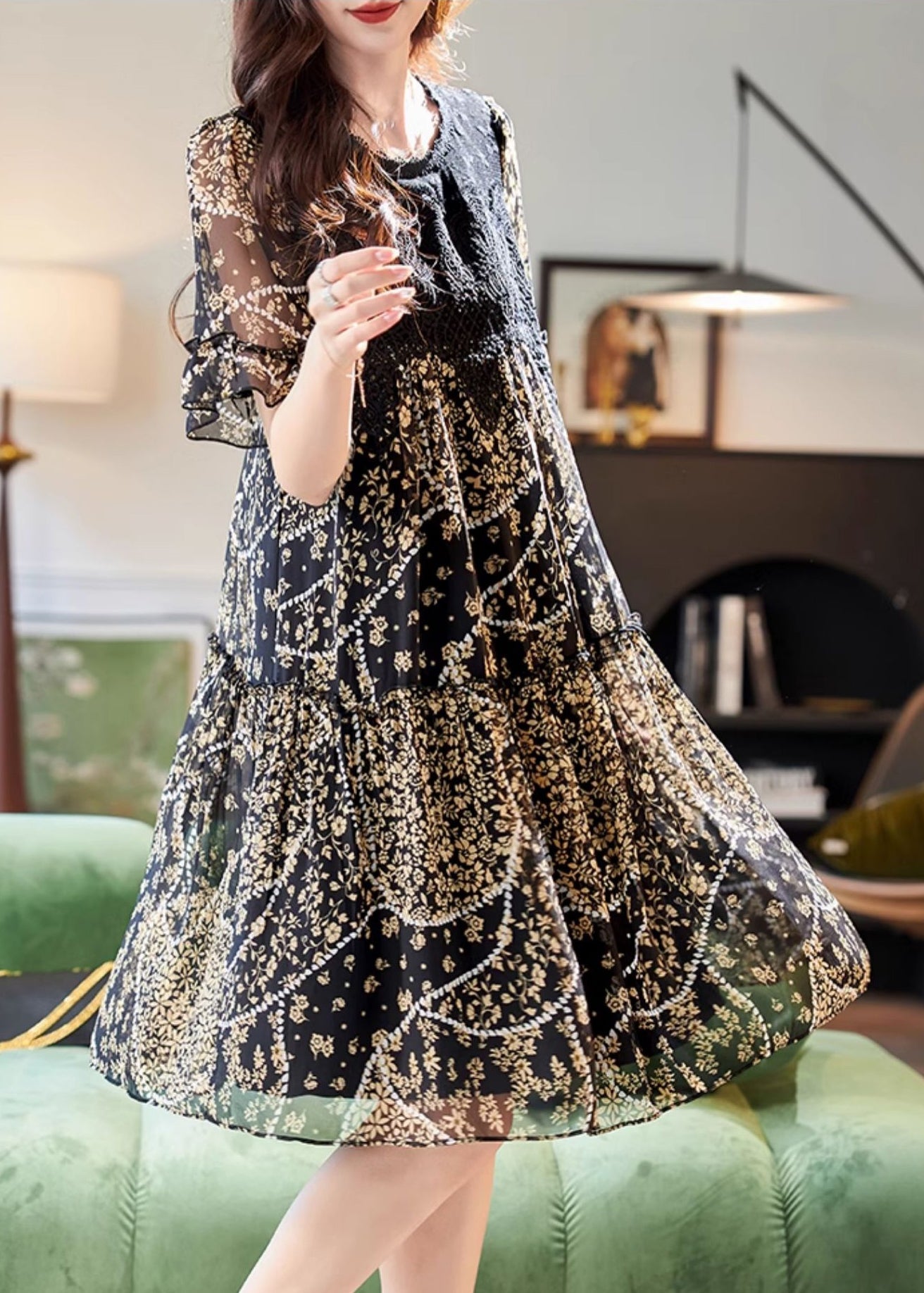Well Tailored Dress with a Graceful Silhouette