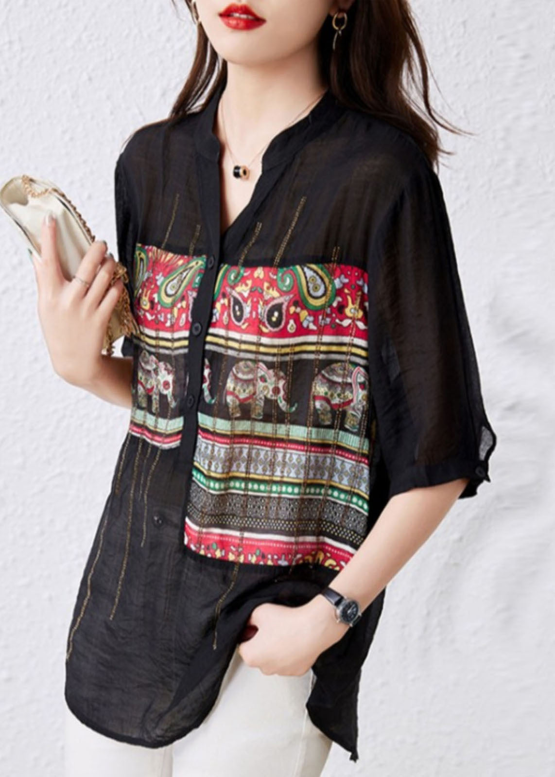 Gracefully Styled Top for Any Occasion