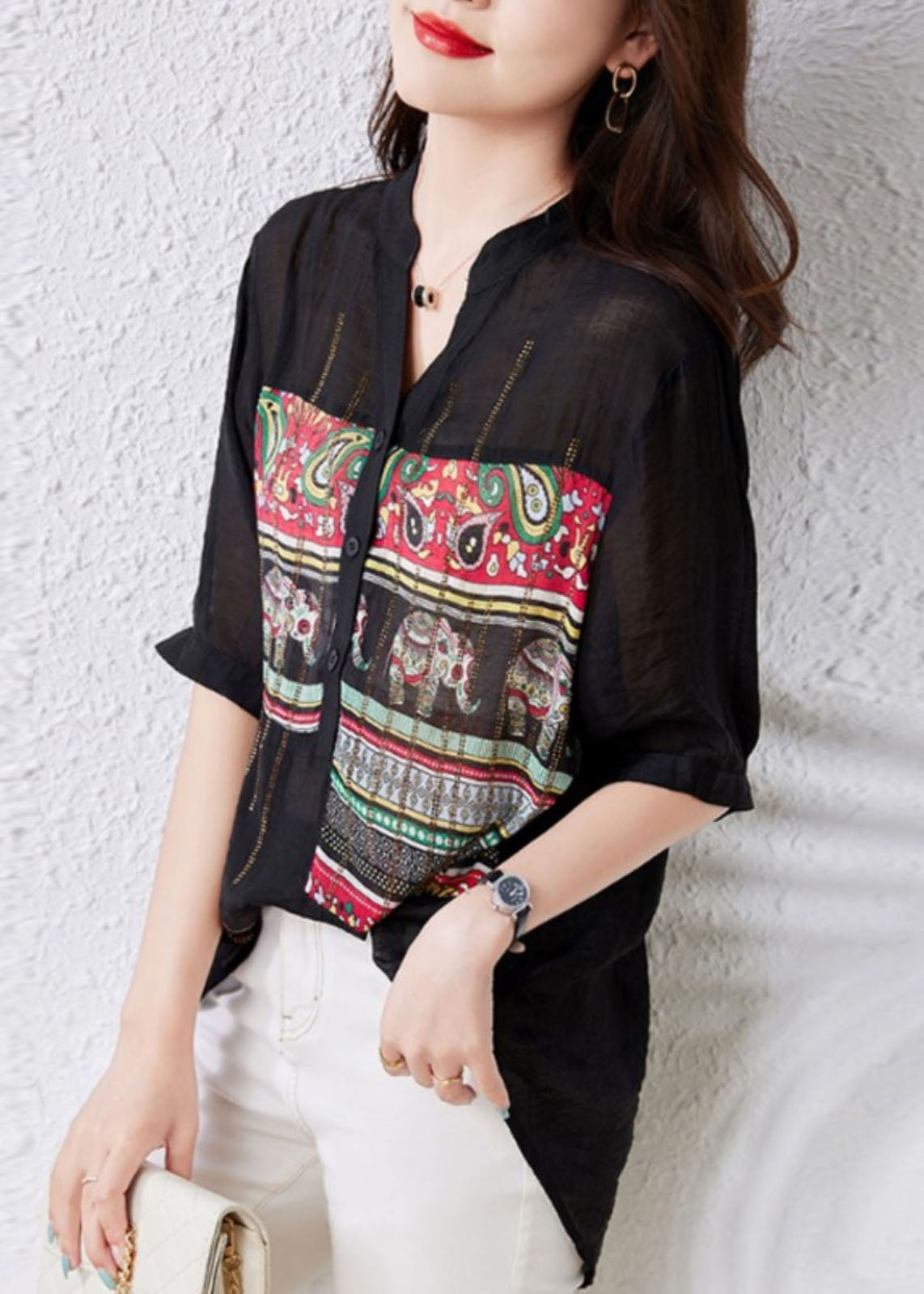 Gracefully Styled Top for Any Occasion