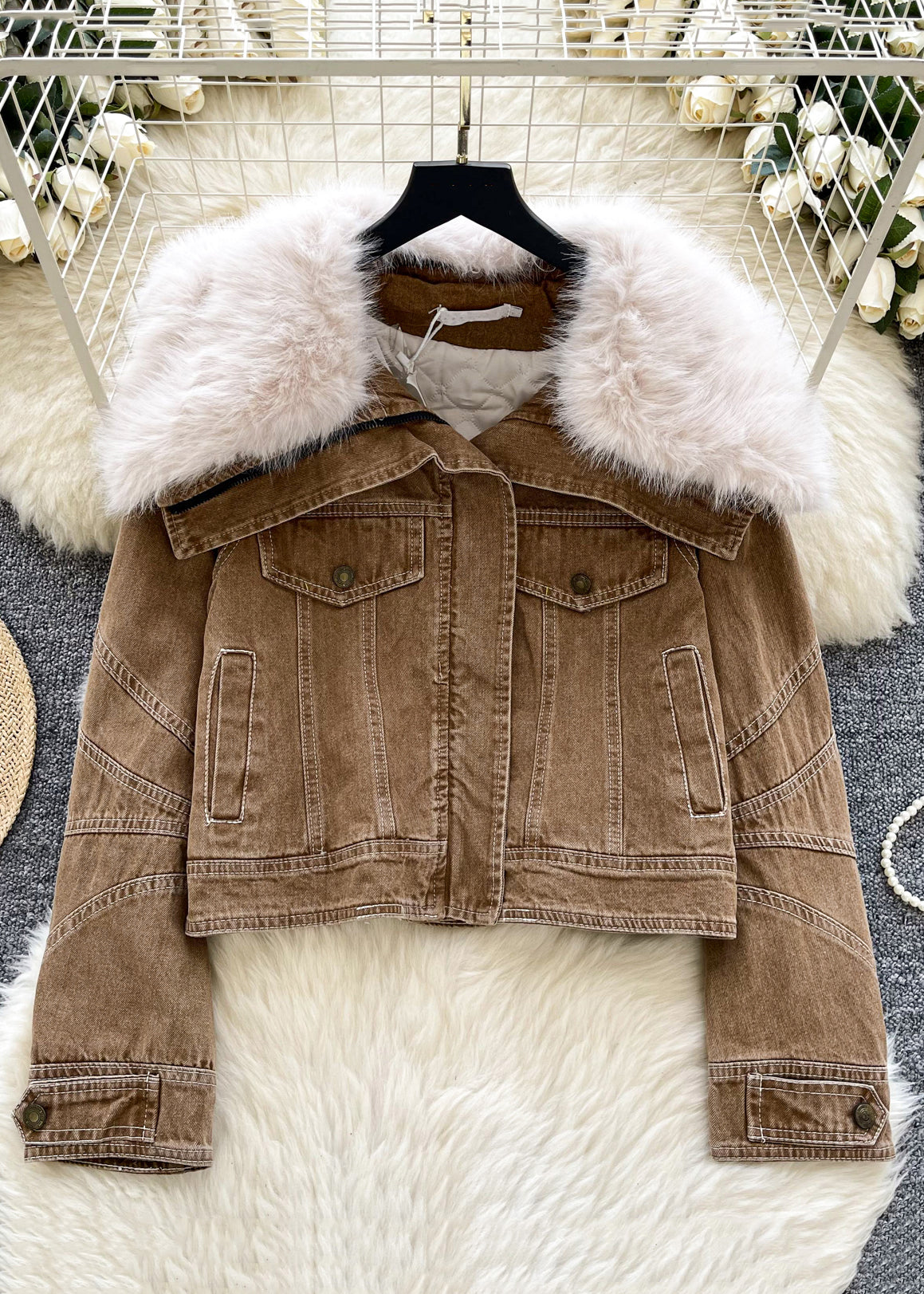 Classic Vintage Coat with a Flattering Fit