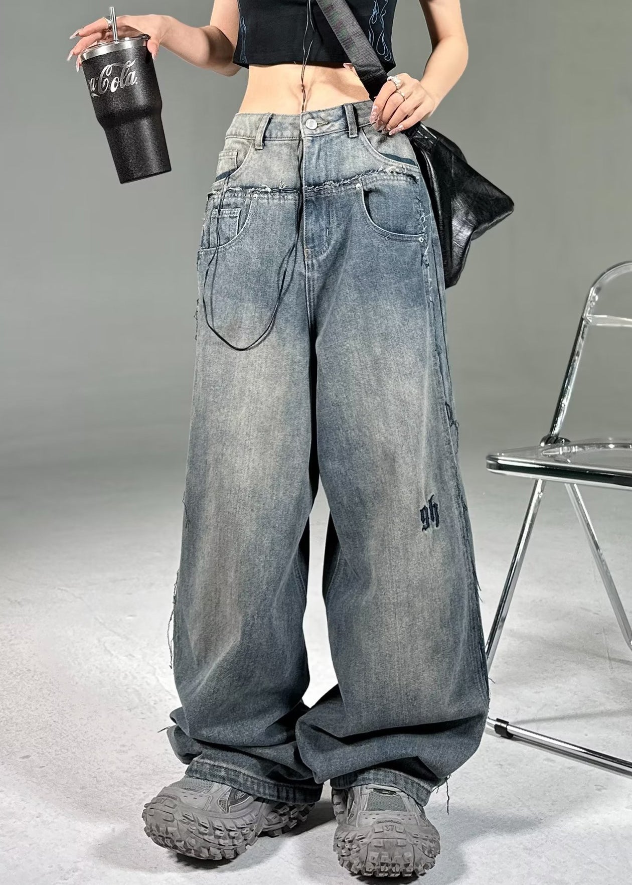 A Vintage Style Pants with Delicate Timeless Details
