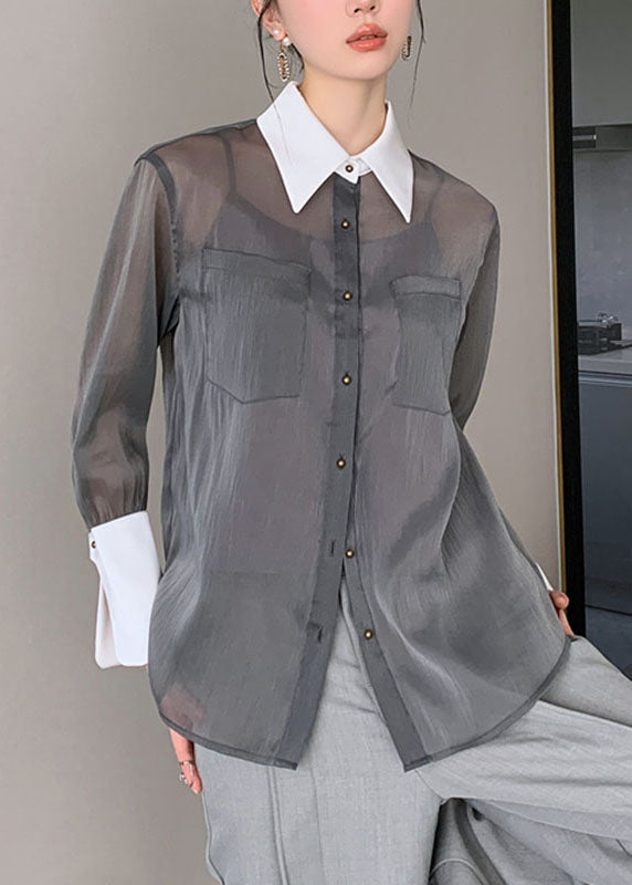 Well Tailored Shirt with a Graceful Silhouette