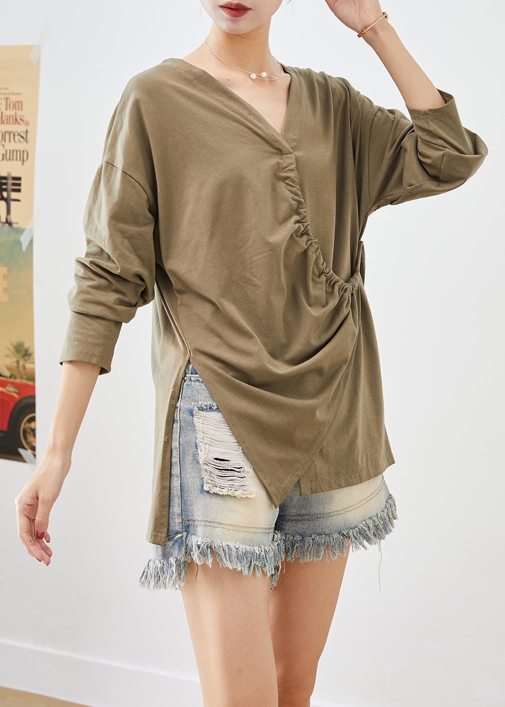 Classic Vintage Blouse with a Flattering Fit