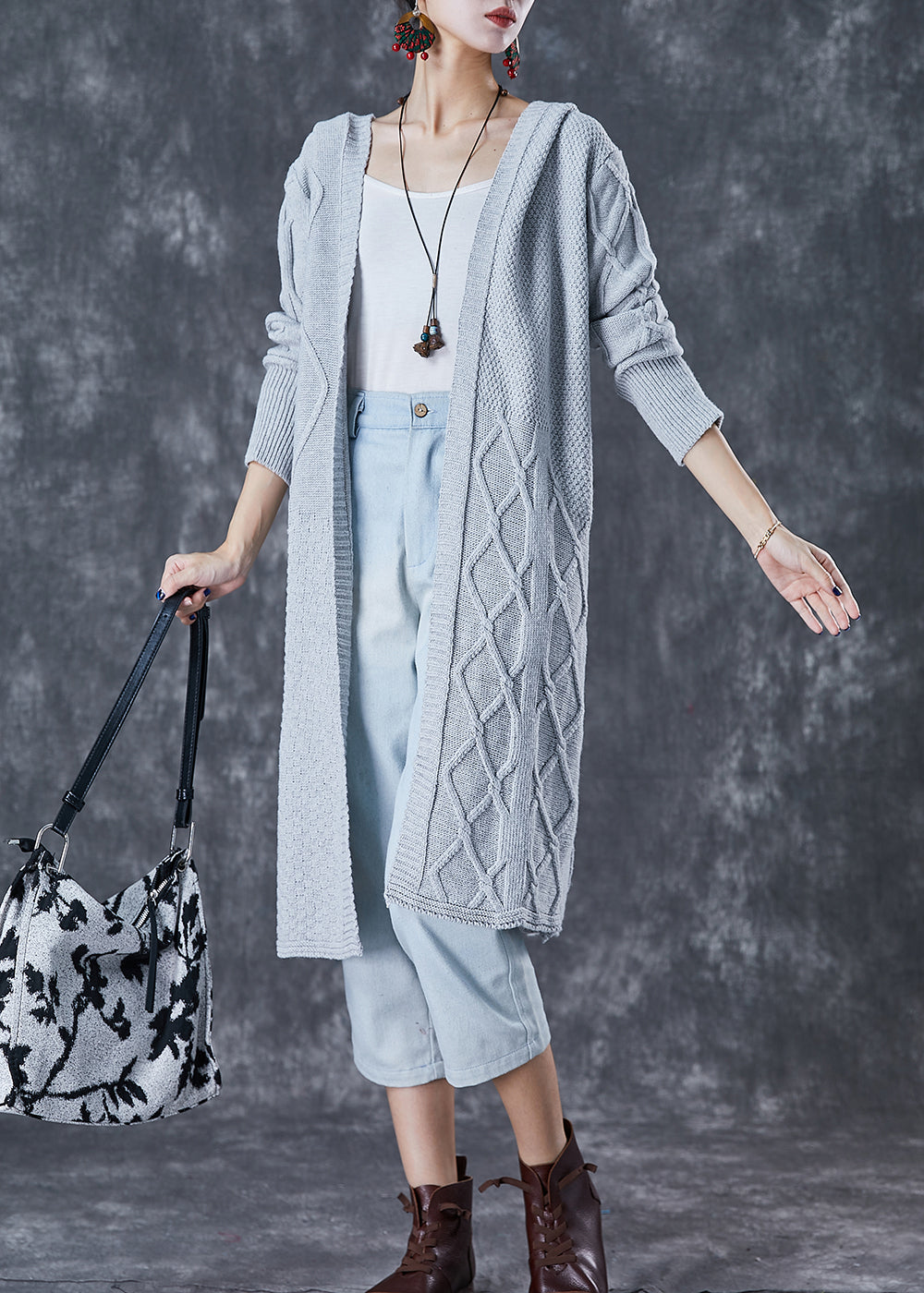 Classic Vintage Cardigan with a Flattering Fit