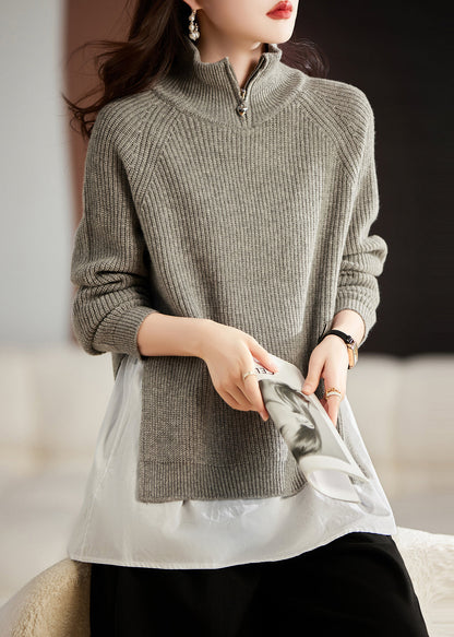 A Vintage Style Sweater with Delicate Timeless Details