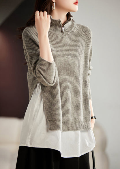 A Vintage Style Sweater with Delicate Timeless Details