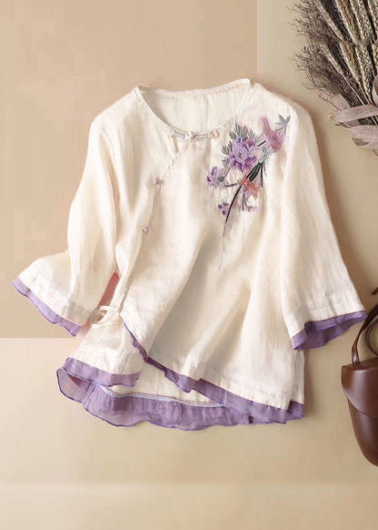 A Vintage Style Blouse with Delicate Timeless Details