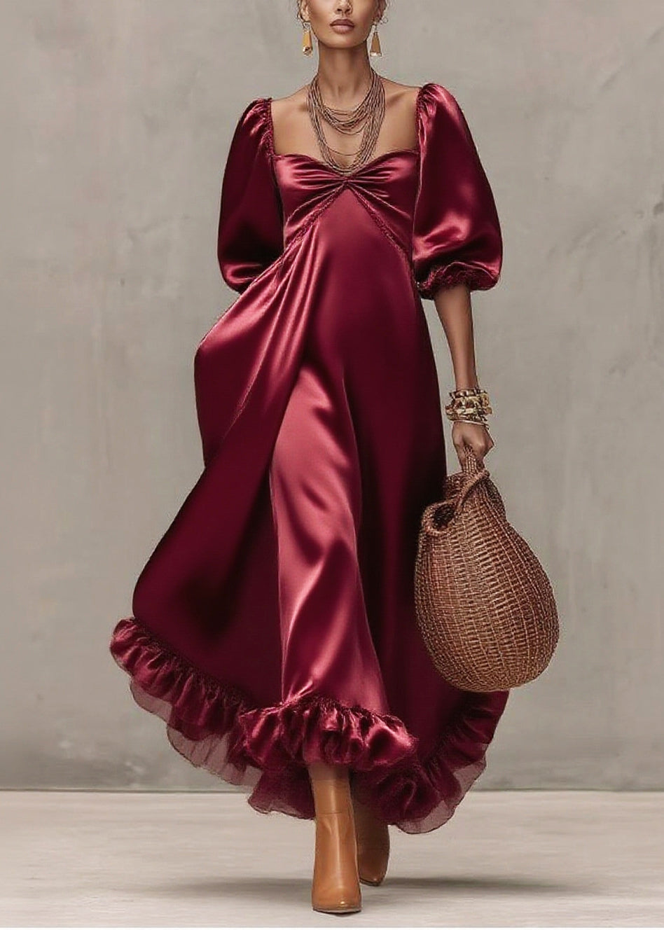 A Vintage Style Dress with Delicate Timeless Details