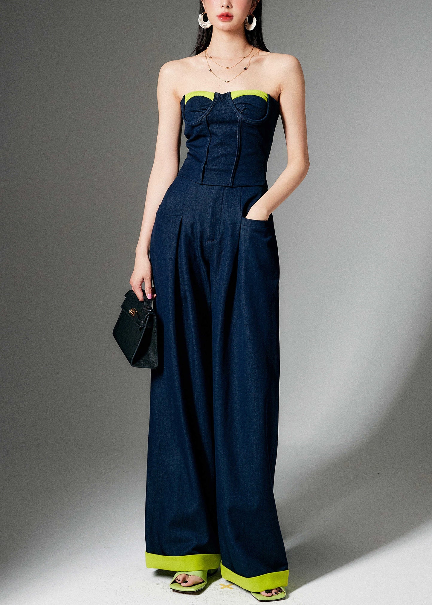 A Vintage Style Pants with Delicate Timeless Details