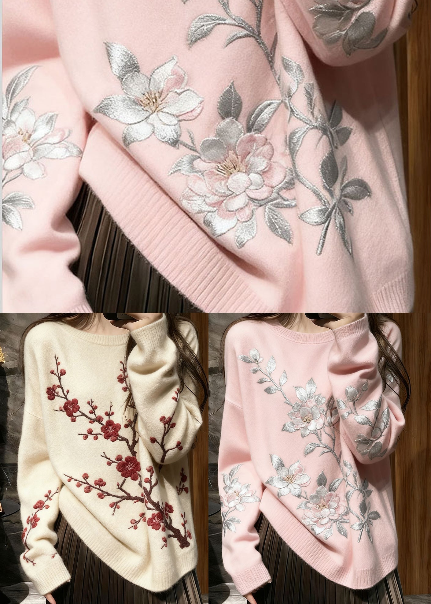 Well Tailored Sweater with a Graceful Silhouette