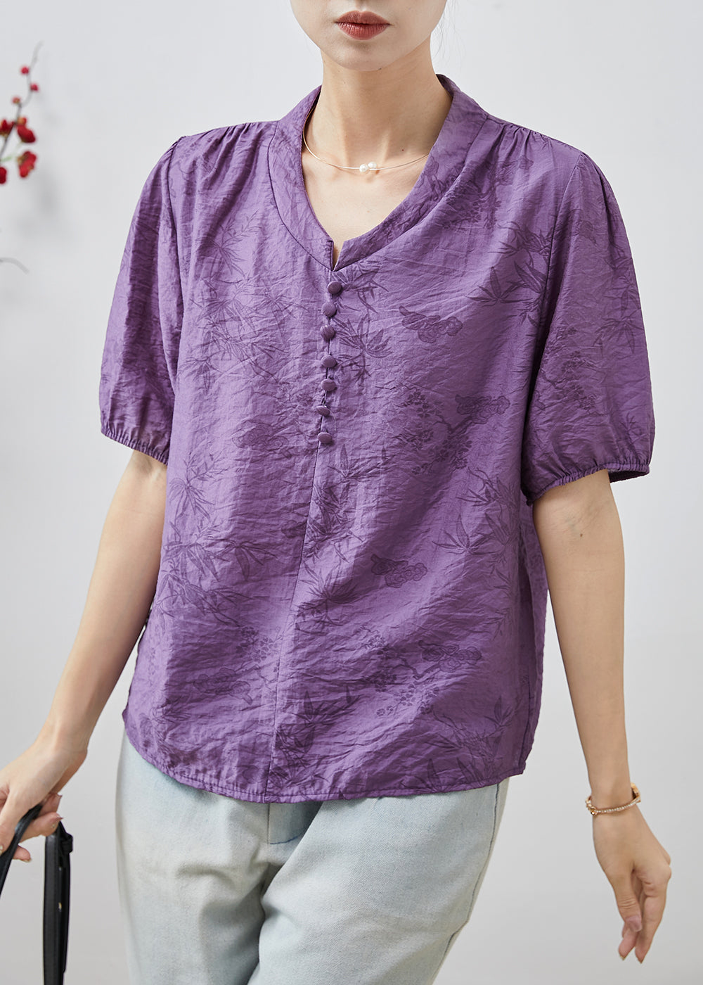 A Vintage Style Shirt with Delicate Timeless Details