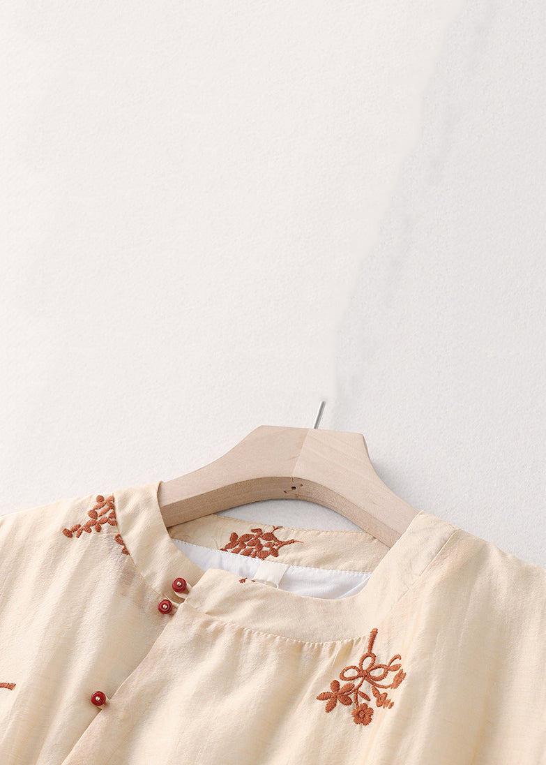 A Vintage Style Blouse with Delicate Timeless Details