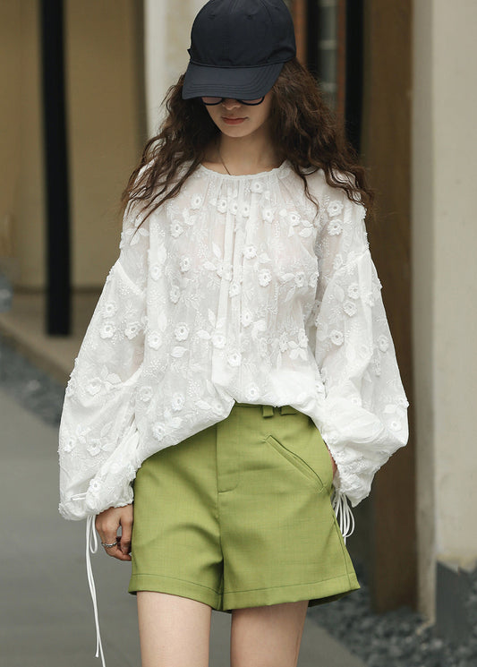 A Vintage Style Shirt with Delicate Timeless Details