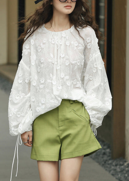 A Vintage Style Shirt with Delicate Timeless Details