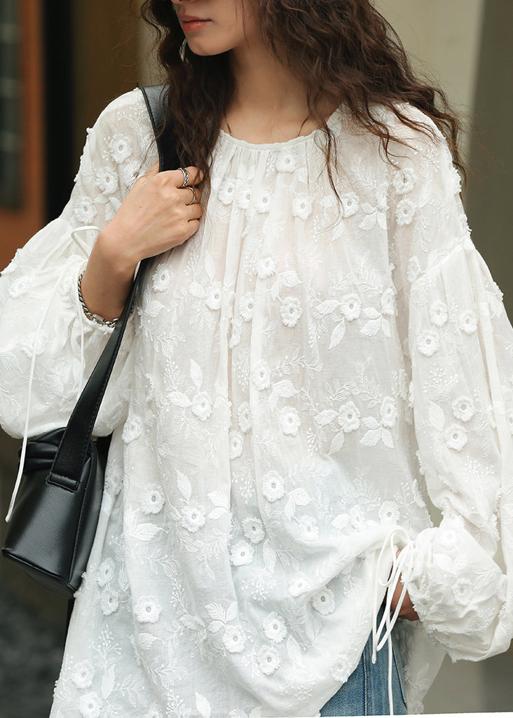 A Vintage Style Shirt with Delicate Timeless Details