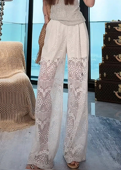 A Vintage Style Pants with Delicate Timeless Details