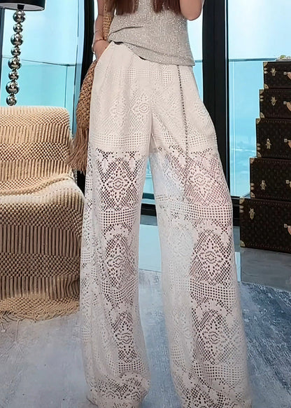 A Vintage Style Pants with Delicate Timeless Details