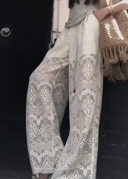 A Vintage Style Pants with Delicate Timeless Details