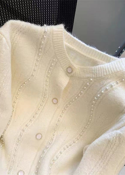 A Vintage Style Sweater with Delicate Timeless Details
