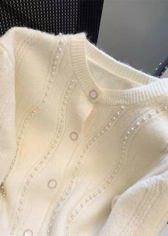 A Vintage Style Sweater with Delicate Timeless Details