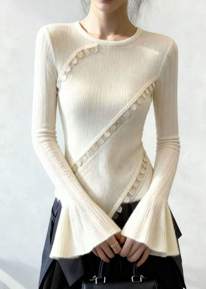 A Vintage Style Sweater with Delicate Timeless Details