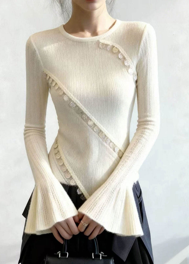 A Vintage Style Sweater with Delicate Timeless Details