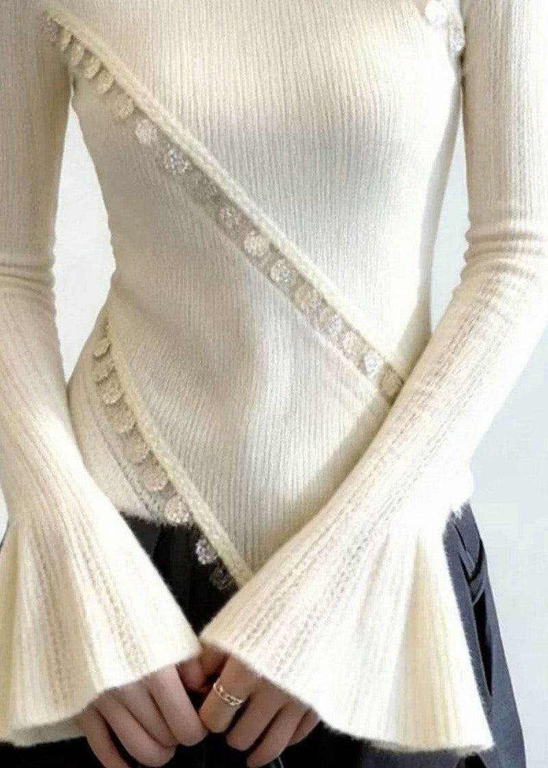A Vintage Style Sweater with Delicate Timeless Details