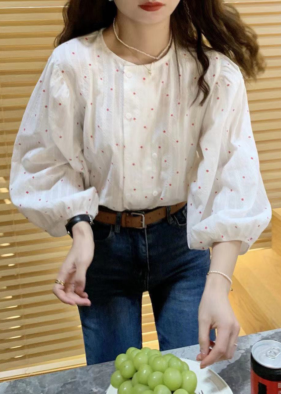 A Vintage Style Shirt with Delicate Timeless Details