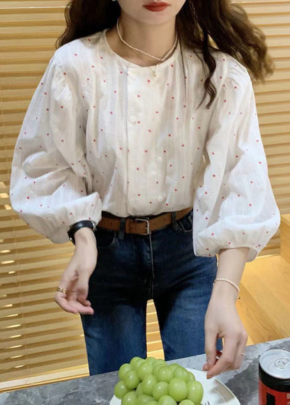 A Vintage Style Shirt with Delicate Timeless Details
