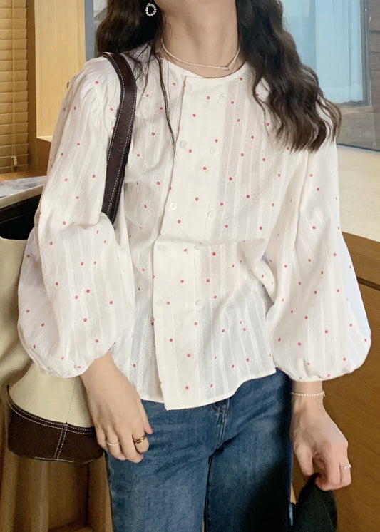 A Vintage Style Shirt with Delicate Timeless Details