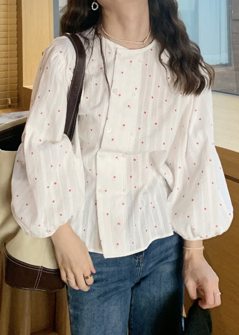 A Vintage Style Shirt with Delicate Timeless Details